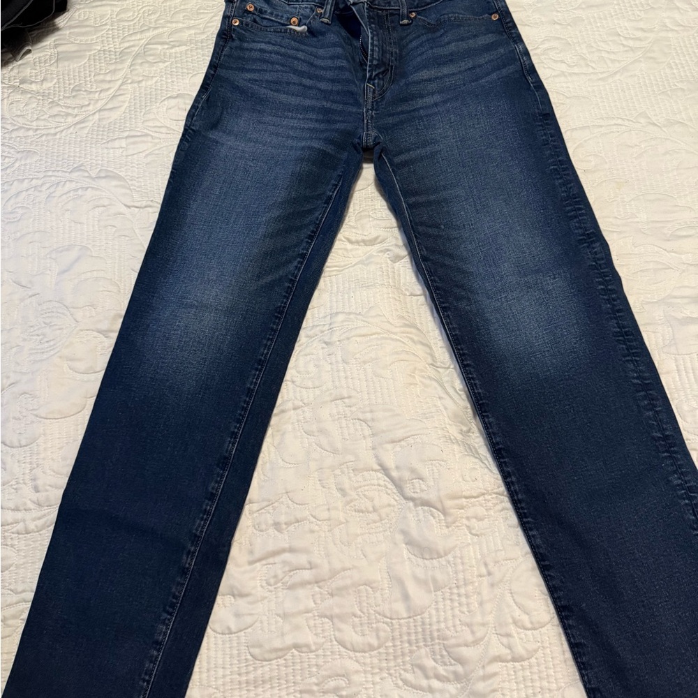 American Eagle Outfitters Dark Indigo Airflex Jeans